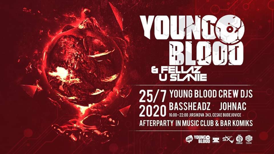 Young Blood & fellaz u Slávie + Afterparty v Komiksu